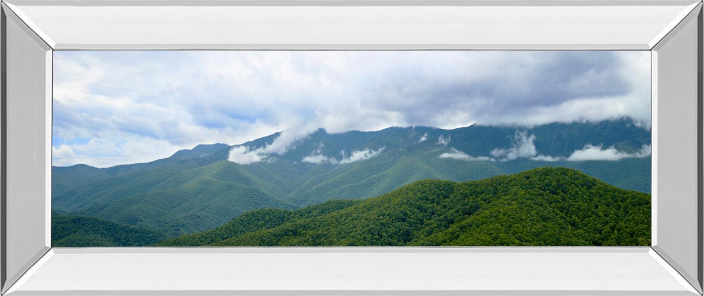 Misty Moutains Ii By Kames Mcloughlin 18X42 Mirror Frame Print
