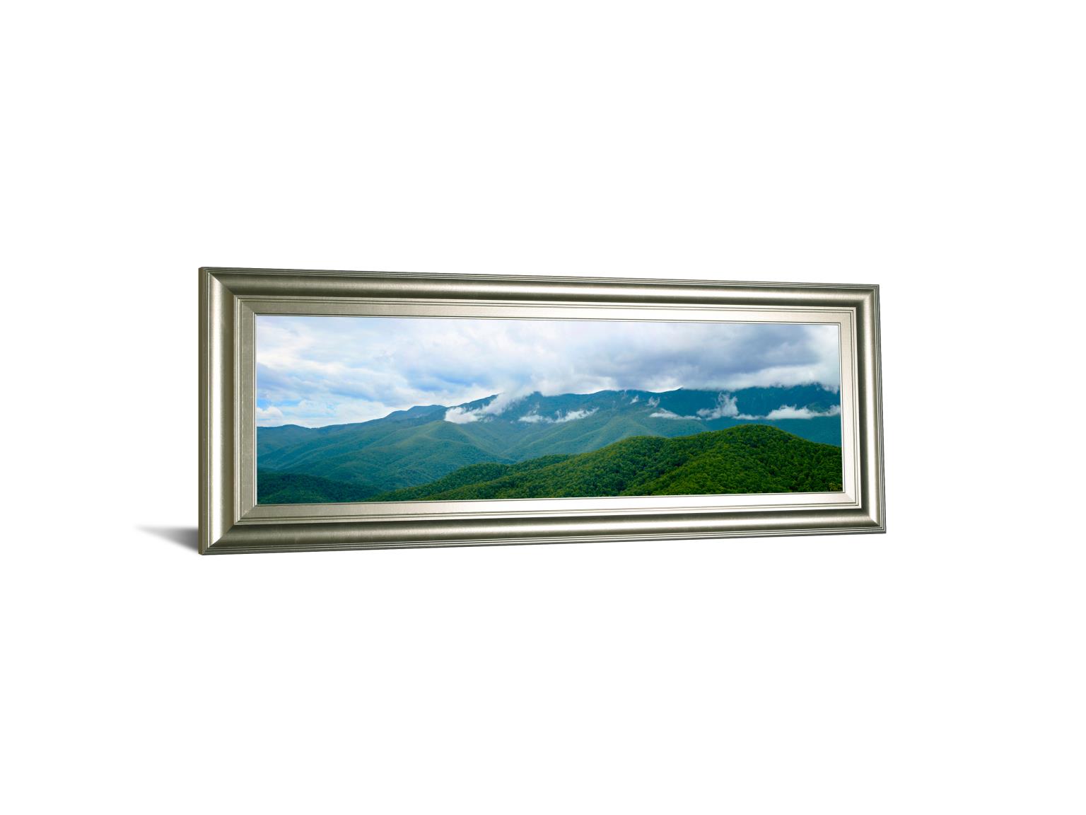 Misty Moutains Ii By Kames Mcloughlin 18X42 Framed Print