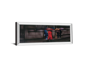 Down On The Street By Xavier Visa 18X42 Mirror Frame Print