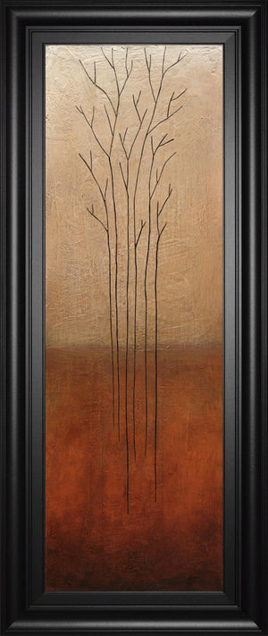 Branch Rouge I By Eve 18X42 Framed Print