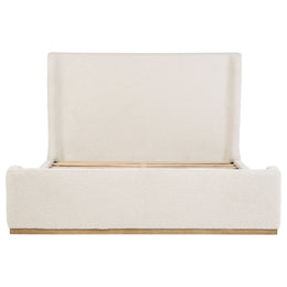 Nala Upholstered Sleigh Bed Cream