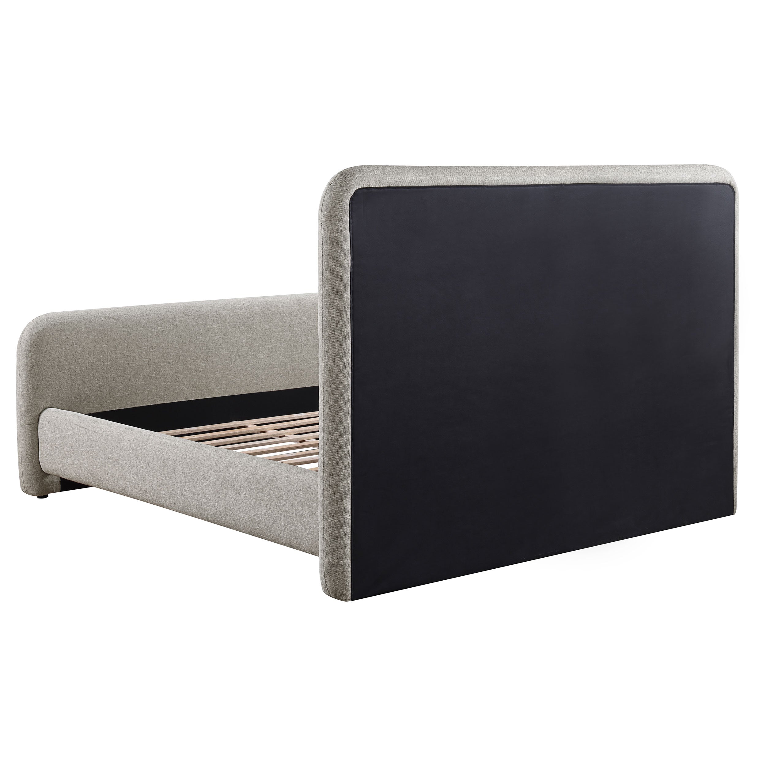 Wren Upholstered Panel Bed Grey