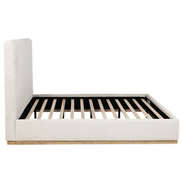 Knox Upholstered Panel Bed Cream