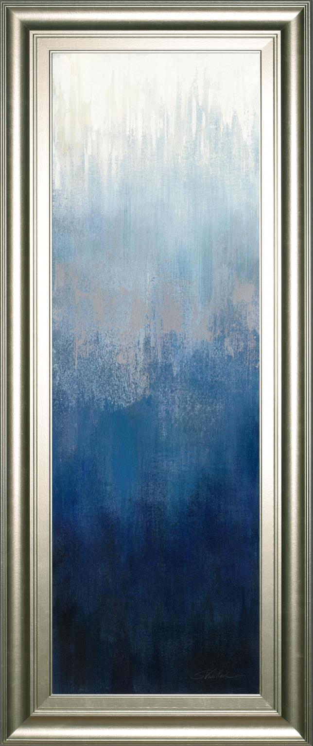 Silver Wave Ii By Silvia Vassileva 18X42 Framed Print