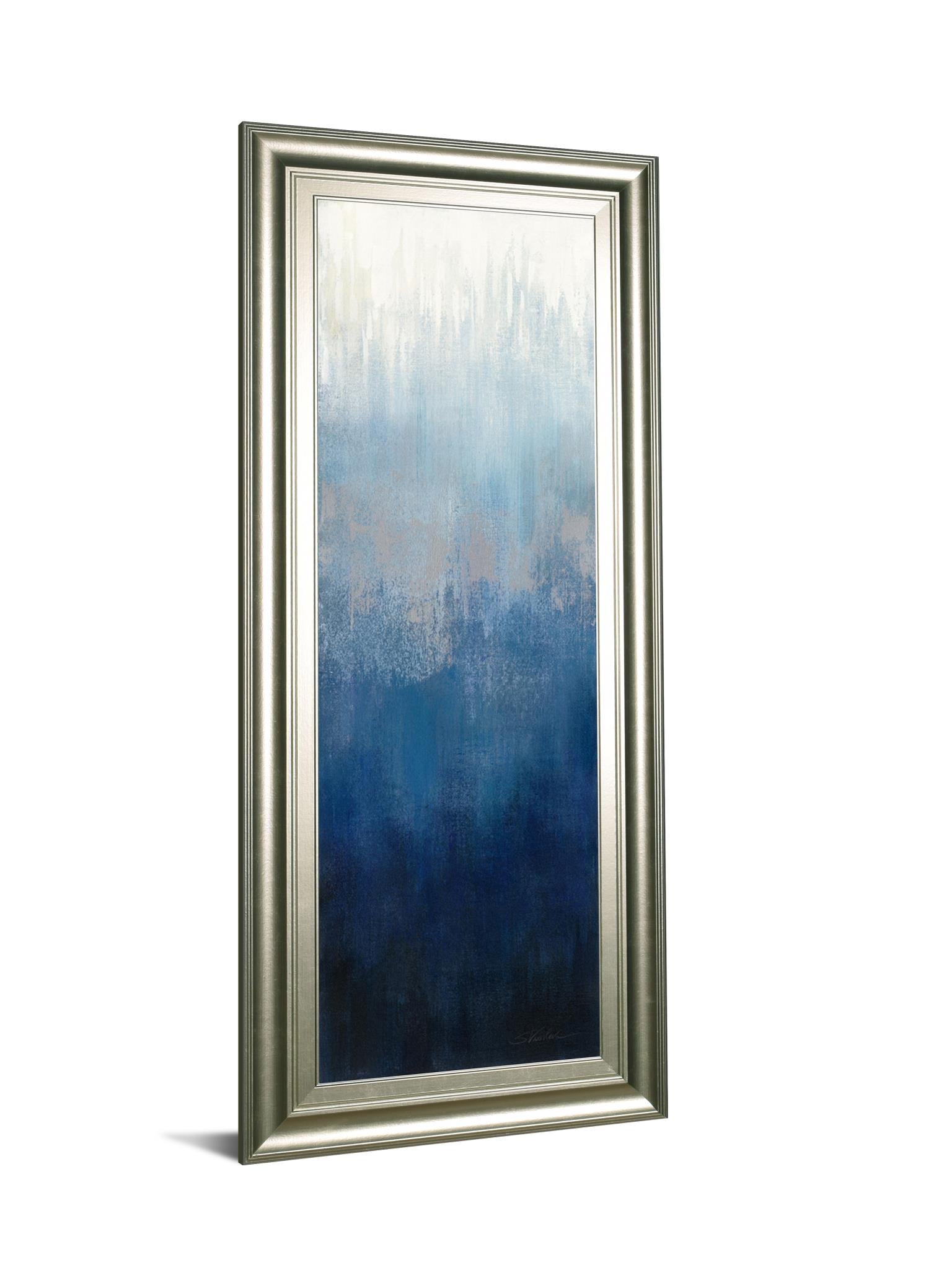 Silver Wave Ii By Silvia Vassileva 18X42 Framed Print