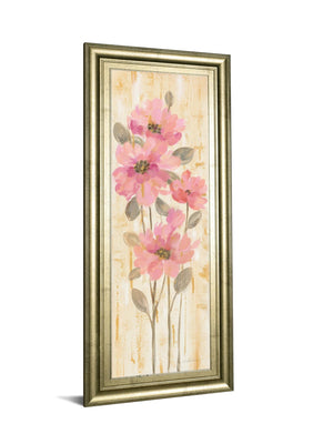 Beautiful Garden Tems I By Silvia Vassileva 18X42 Framed Print