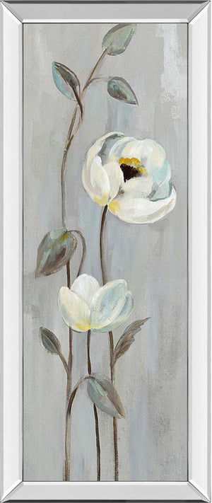 Neutral Branches I On Gray By Silvia Vassileva 18X42 Mirror Frame Print