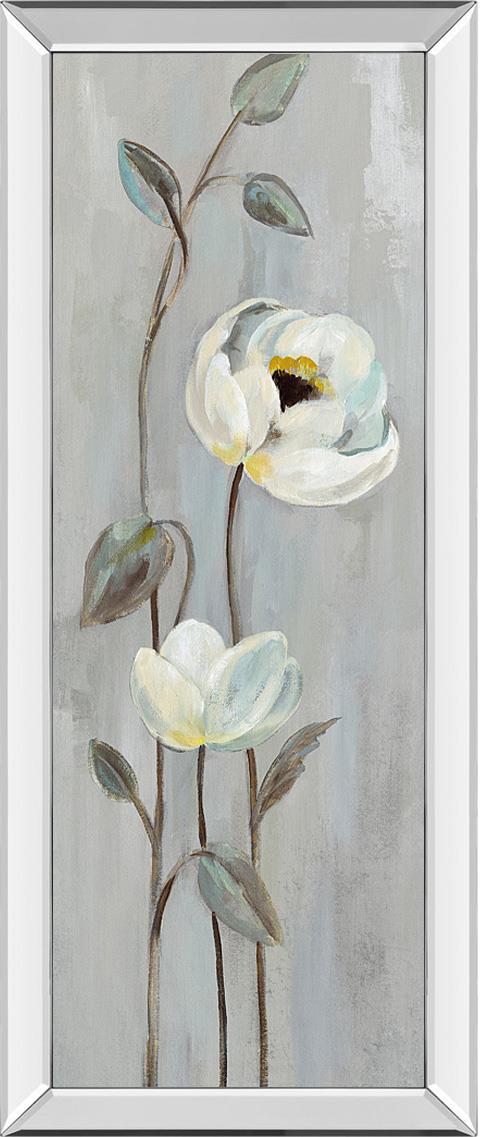 Neutral Branches I On Gray By Silvia Vassileva 18X42 Mirror Frame Print