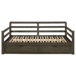 Sorrento 2-drawer XL Daybed with Extension Trundle Grey