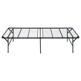 Mabel Metal California King Support Platform Bed Black