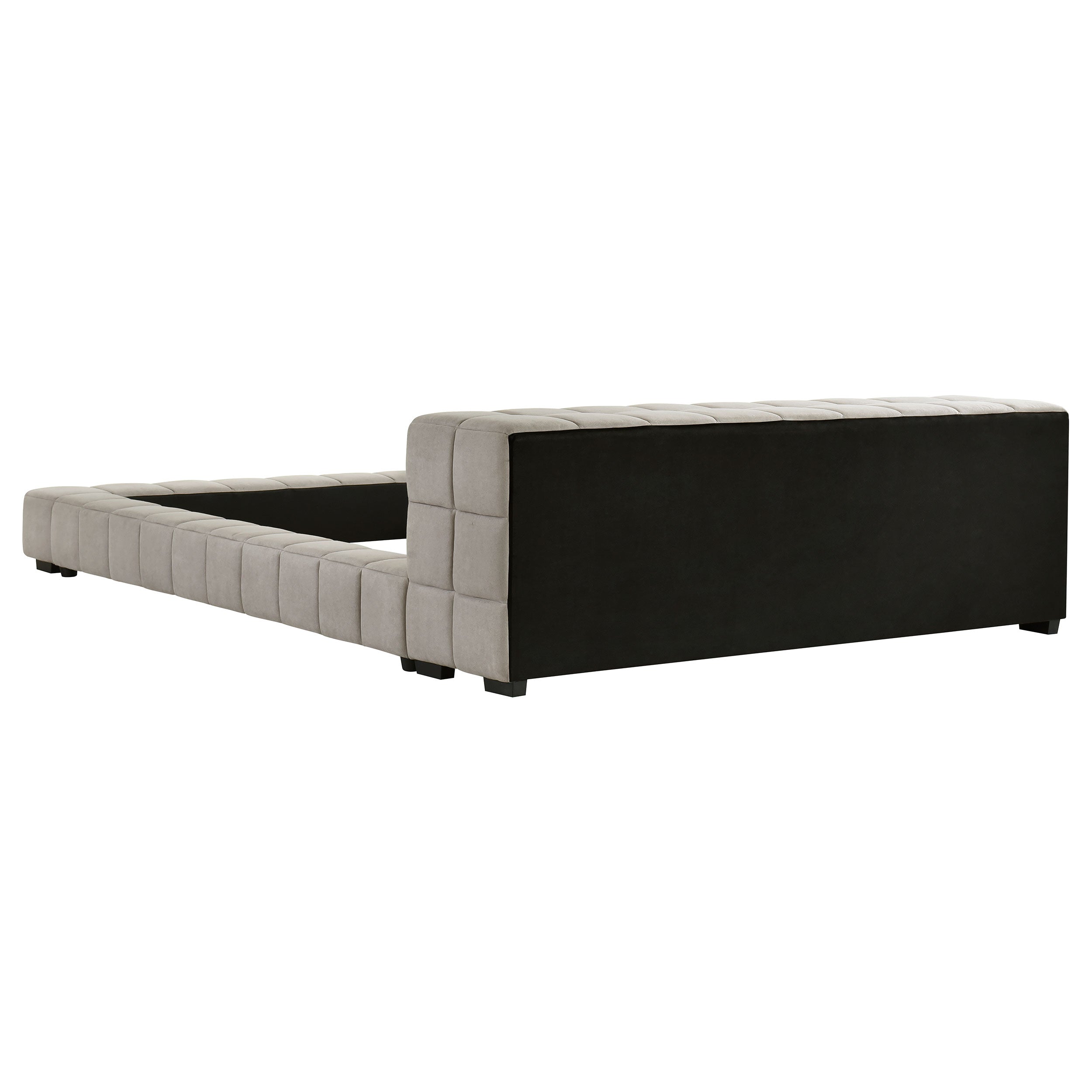 Trinity Upholstered Cal King Platform Bed Green