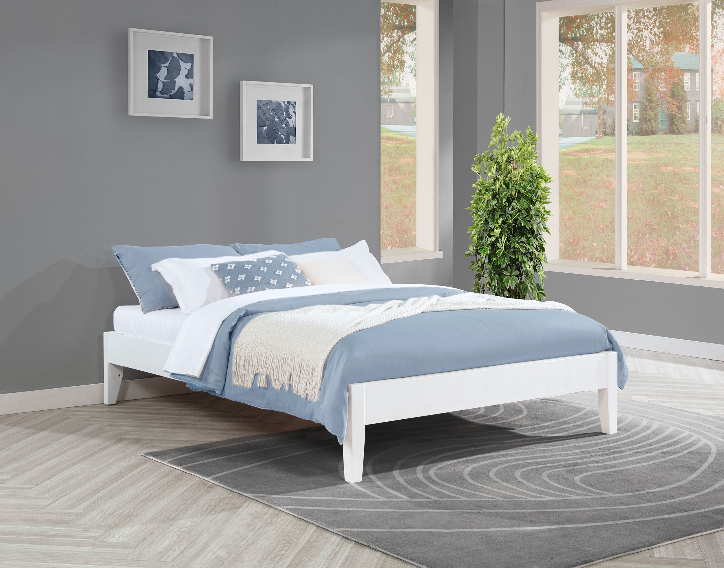 Hounslow California King Universal Platform Bed Black