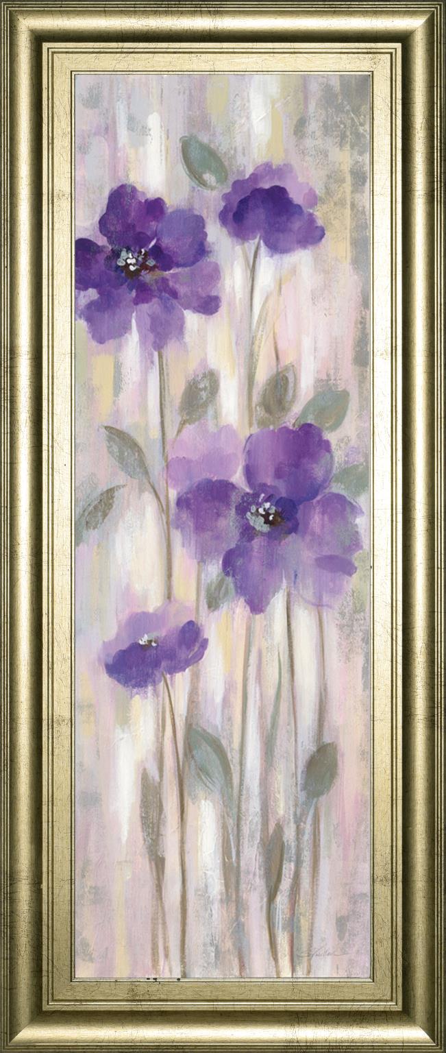 Spring Floral I By Silvia Vassileva 18X42 Framed Print