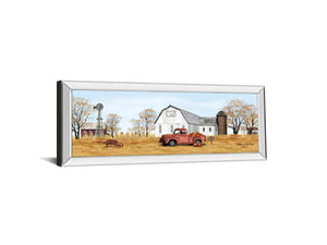 Autumn On The Farm By Billy Jacobs 18X42 Mirror Frame Print