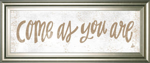Come As You Are By Erin Barrett 18X42 Framed Print