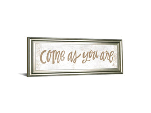 Come As You Are By Erin Barrett 18X42 Framed Print