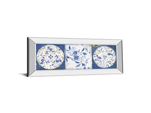 Indgio Ceramics Ii By Isabelle Z 18X42 Mirror Frame Print