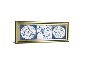 Indgio Ceramics Ii By Isabelle Z 18X42 Framed Print