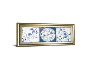 Indgio Ceramics I By Isabelle Z 18X42 Framed Print