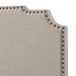 Tamarac Upholstered Panel Bed Beige