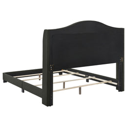 Sonoma Upholstered Wingback Bed Beige