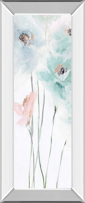 Spring Poppies Ii By Susan Pepe 18X42 Mirror Frame Print