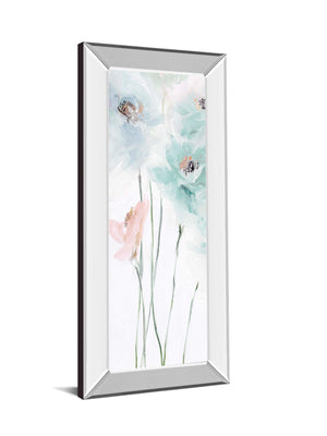 Spring Poppies Ii By Susan Pepe 18X42 Mirror Frame Print