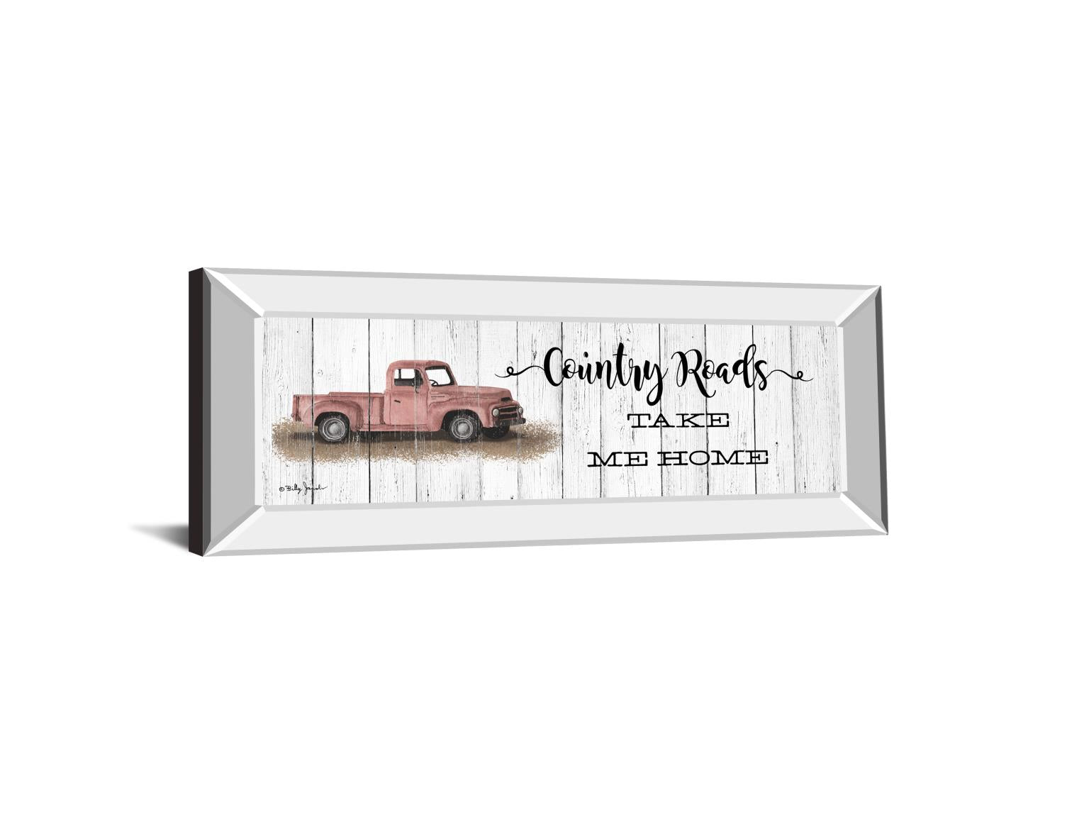 Take Me Home Country Roads By Billy Jacobs 18X42 Mirror Frame Print