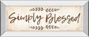 Simply Blessed By Annie Lapoint 18X42 Mirror Frame Print