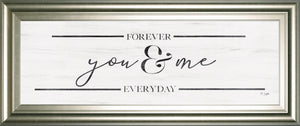 You & Me By Jaxn339B 18X42 Framed Print