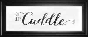 Let'S Cuddle By Marla Rae 18X42 Framed Print