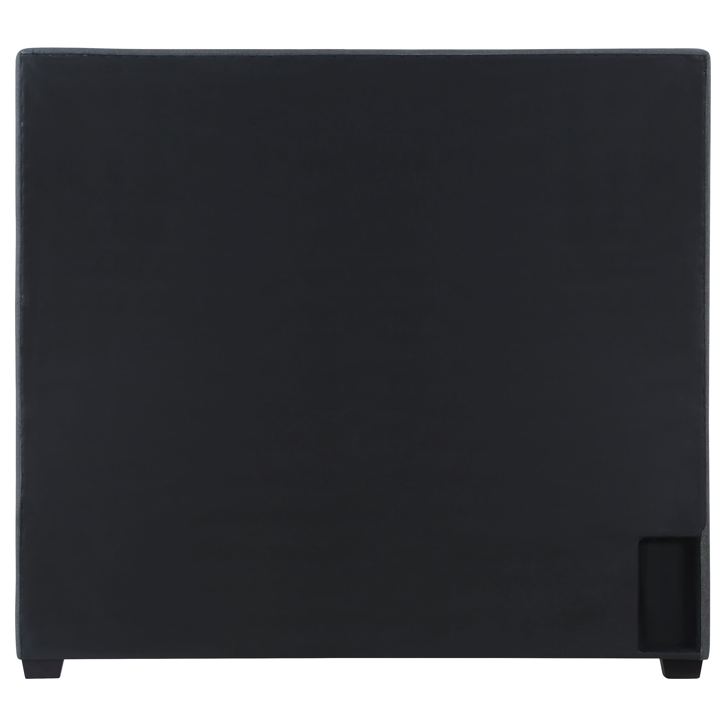 Bowfield Upholstered Panel Bed Charcoal