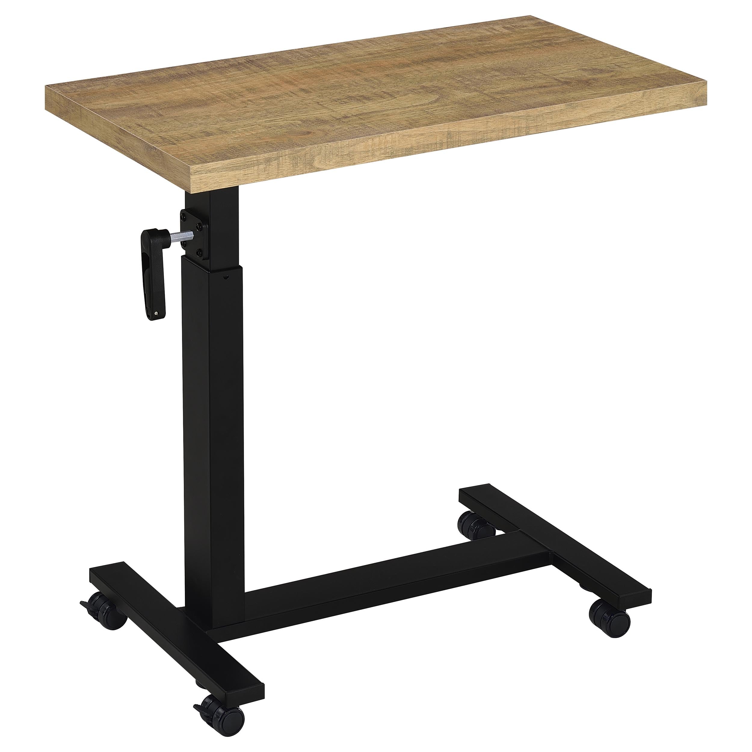 Westpark Height Adjustable Mobile Bedroom C-Table Black