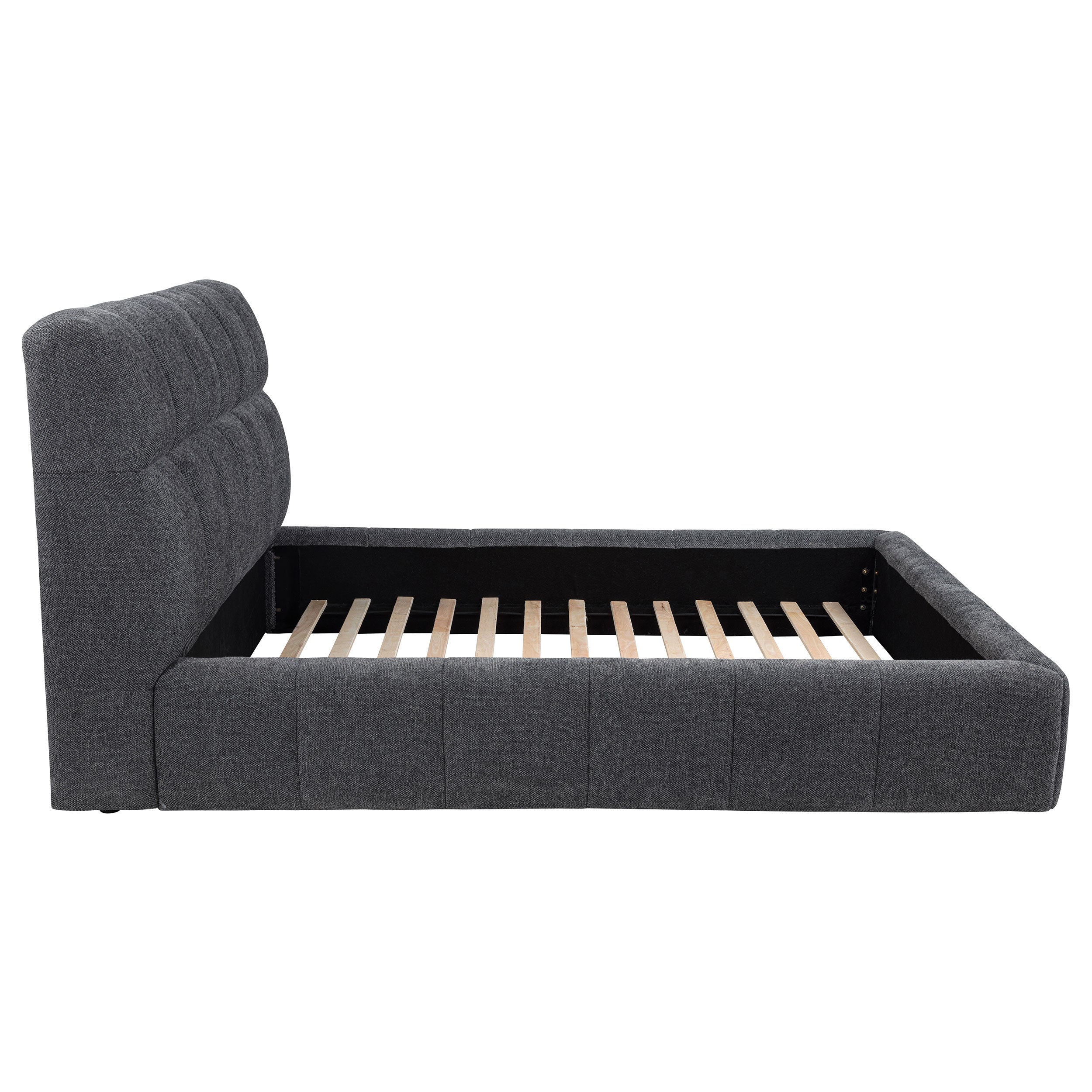 Nollet 48-inch Upholstered Panel Platform Bed