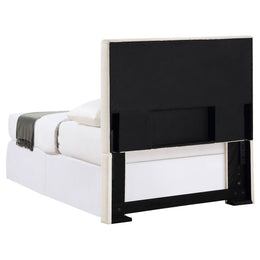 Pirro Upholstered King Panel Headboard Sand