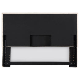 Izzy Upholstered King Panel Headboard Sand