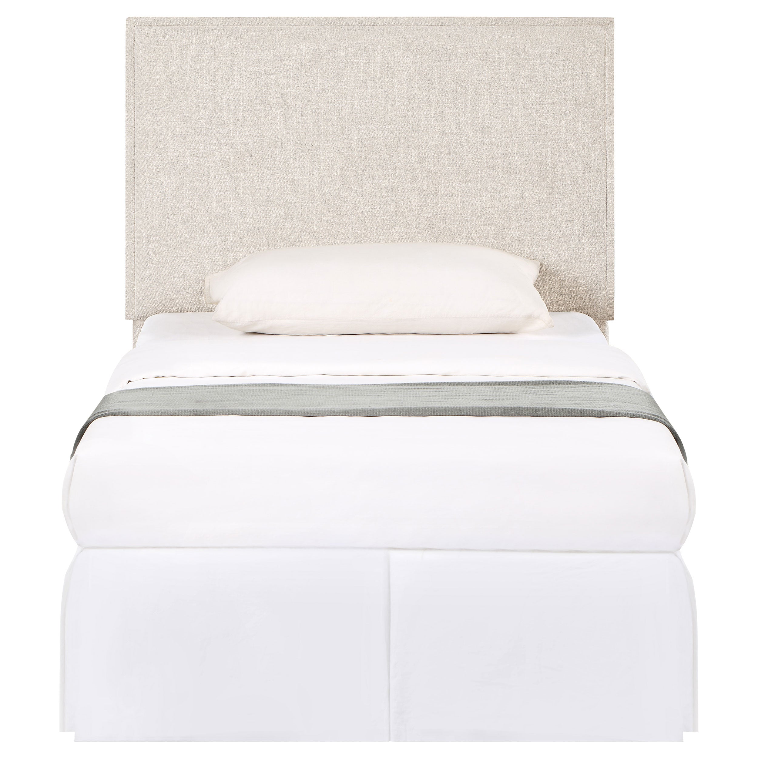 Izzy Upholstered King Panel Headboard Sand