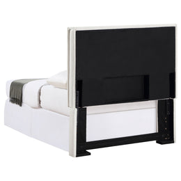 Izzy Upholstered King Panel Headboard Sand