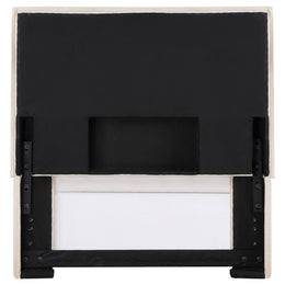 Izzy Upholstered King Panel Headboard Sand