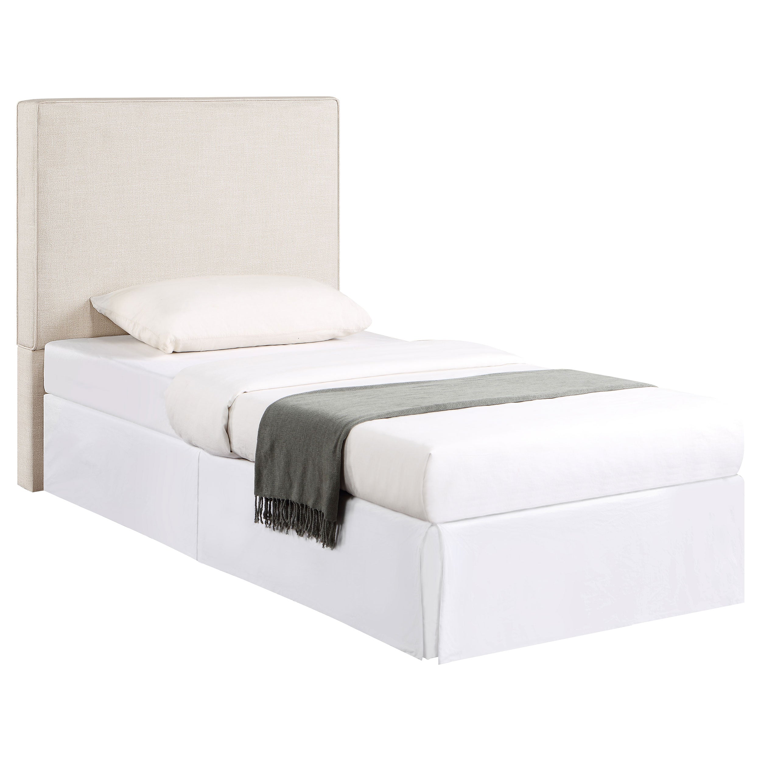 Kosmo Upholstered King Panel Headboard Sand