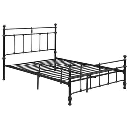 Novak 48-inch Metal Open Frame Bed Matte Black