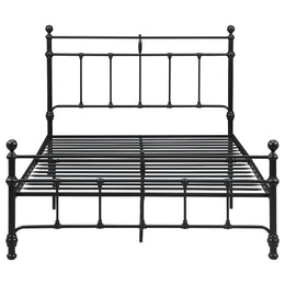 Novak 48-inch Metal Open Frame Bed Matte Black