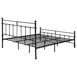 Novak 48-inch Metal Open Frame Bed Matte Black
