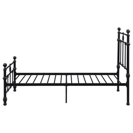 Novak 48-inch Metal Open Frame Bed Matte Black