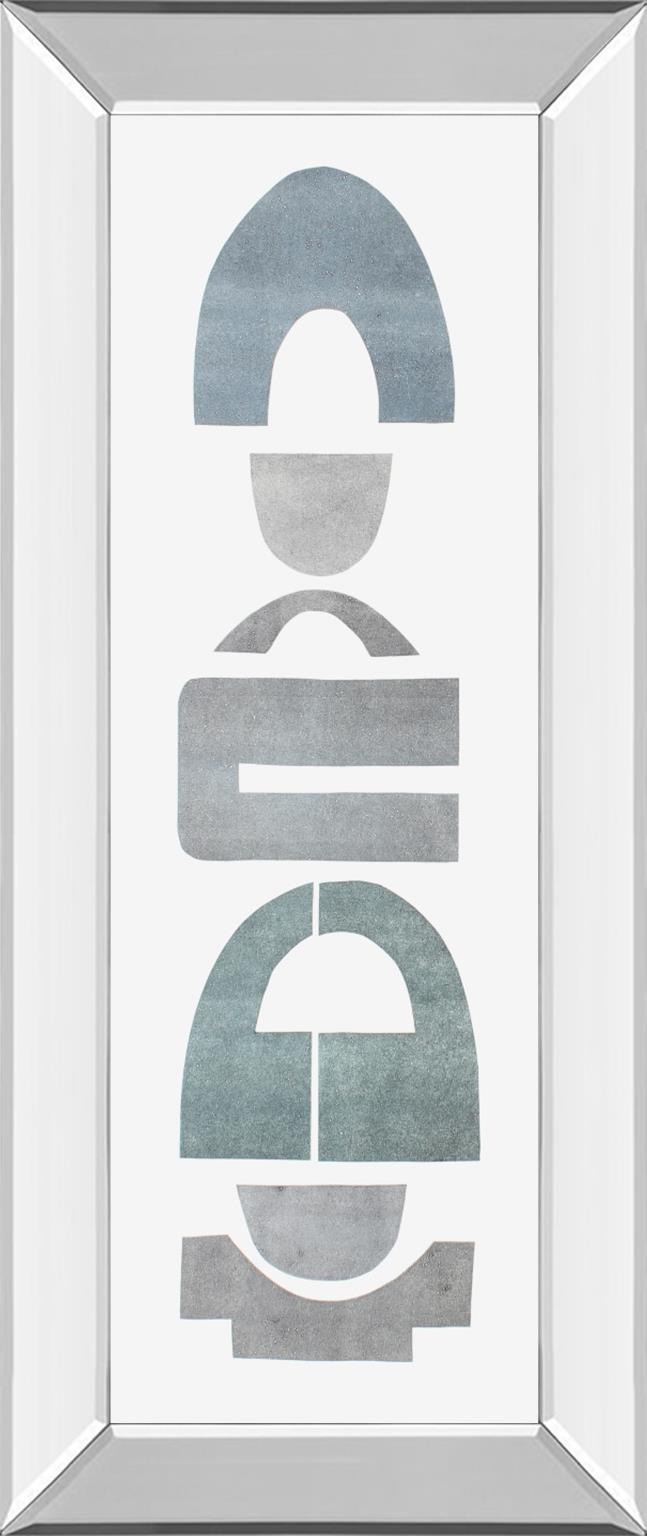 Neutral Totems Vii By Rob Delamater 18X42 Mirror Frame Print