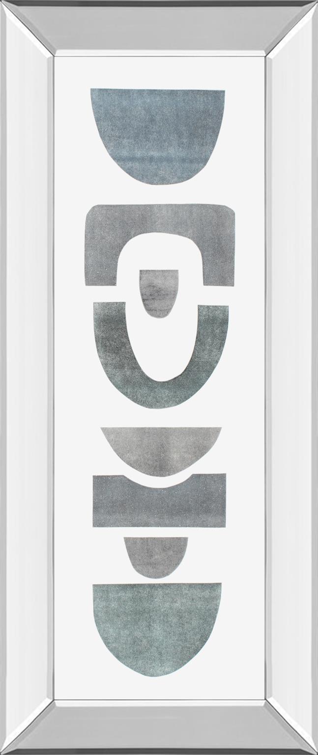 Neutral Totems Viii By Rob Delamater 18X42 Mirror Frame Print