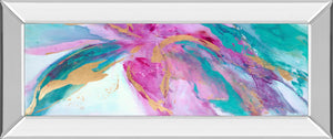 Magenta Colores Ii By Suzanne Wilkins 18X42 Mirror Frame Print