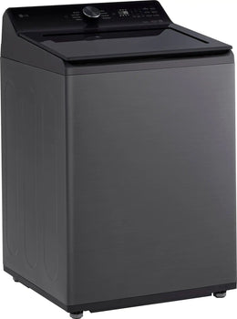 Package - LG - 5.0 Cu. Ft. High-Efficiency Smart Top Load Washer with Easy Unload and 7.3 Cu. Ft. Smart Electric Dryer with Sensor Dry - Platinum Black