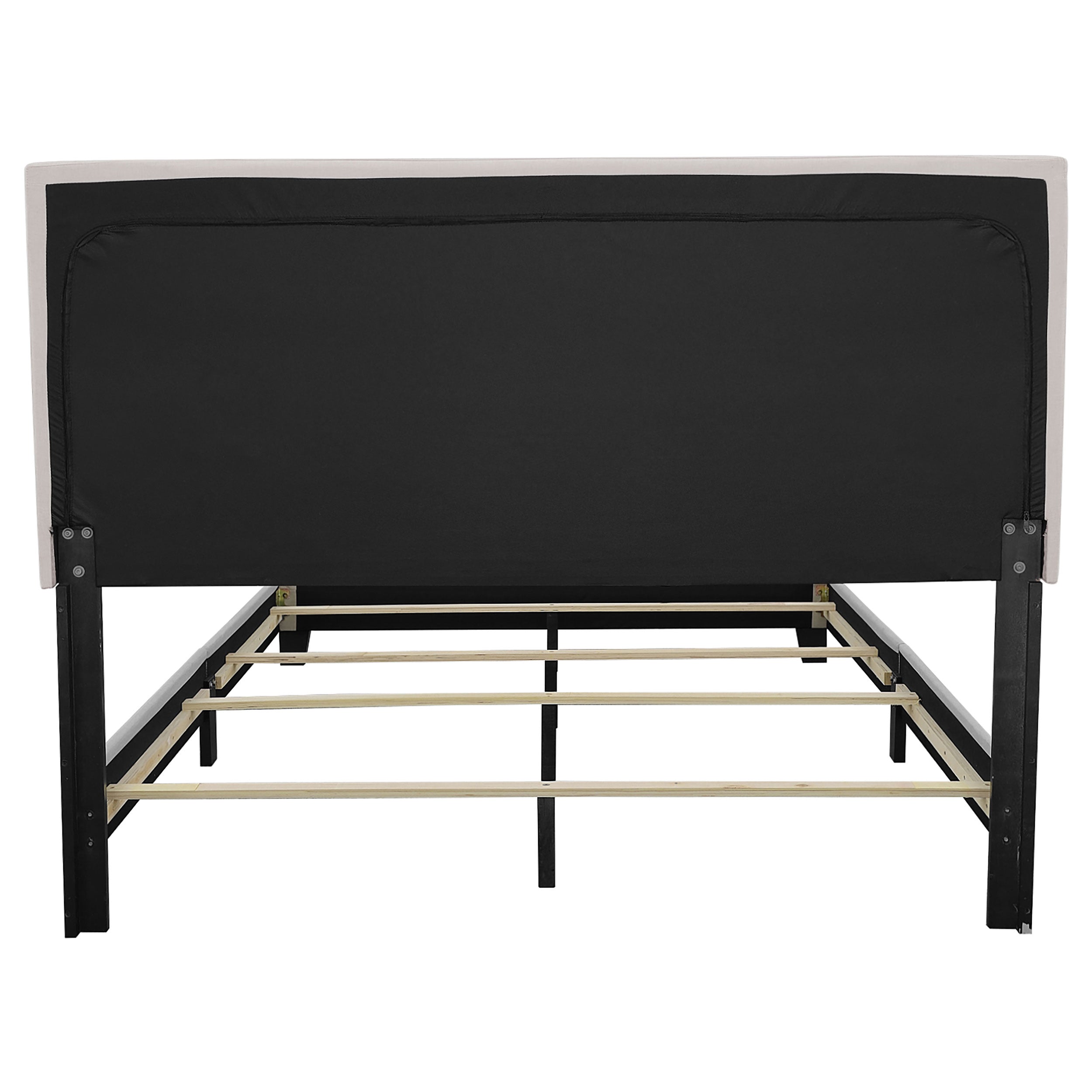 Boyd Upholstered California King Panel Bed Charcoal