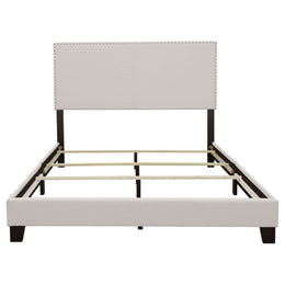 Boyd Upholstered California King Panel Bed Charcoal